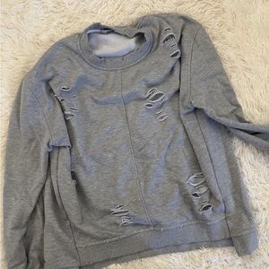 Allie Rae distressed sweatshirt